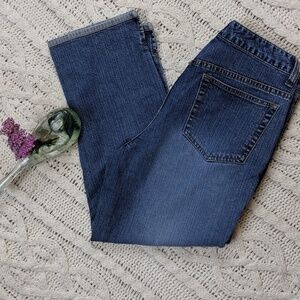 Vintage Eddie Bauer Stretch Capri Jeans 8